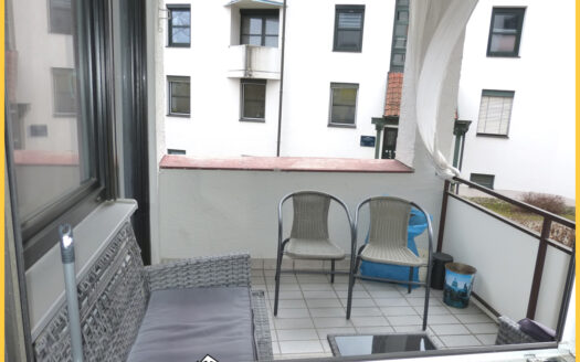 Zur Kapitalanlage oder Eigennutzung! Zentral gelegene 2-Zi.-ETW mit 2 Südbalkonen in Kempten