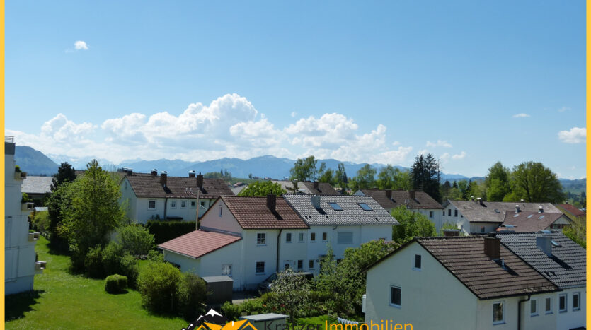 Blick vom Balkon