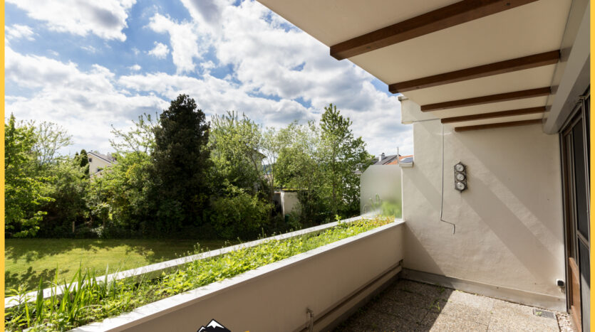Teilansicht Balkon