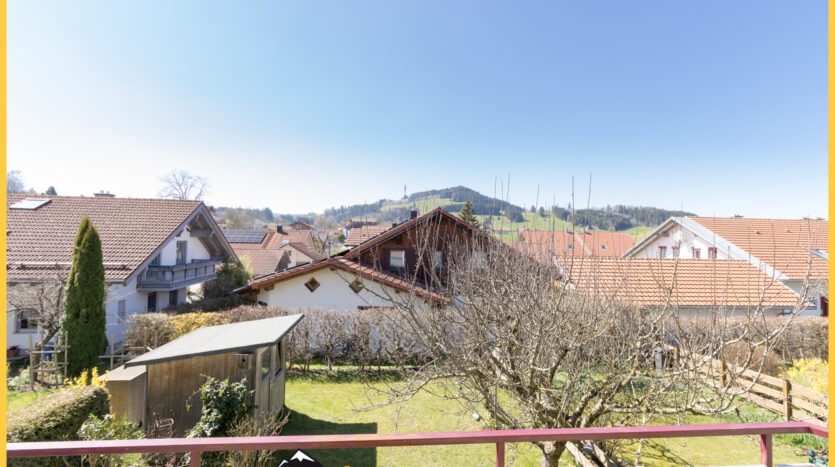 Blick vom Balkon