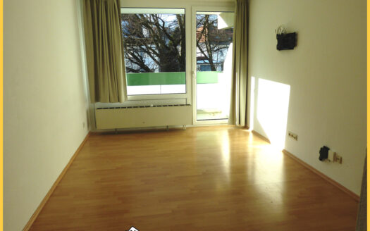 Helle 1-Zi.-ETW mit großem, sonnigem Süd-West-Balkon in Kempten-Haubenschloß