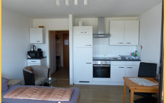 Komplett möblierte 1-Zi.-Wohnung mit EBK und schönem Süd-West-Balkon in Waltenhofen-Rauns