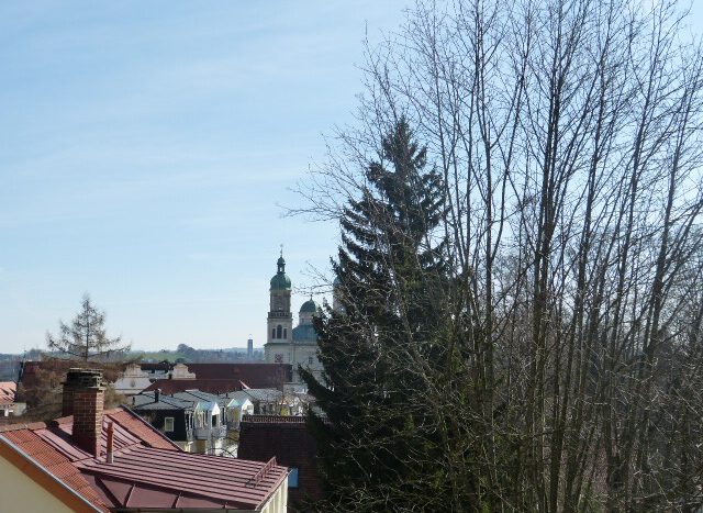 Blick vom Balkon