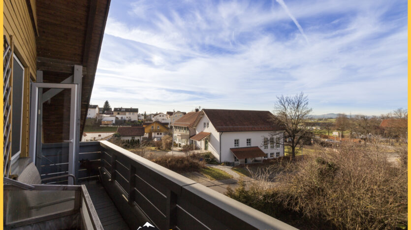 Teilansicht Balkon