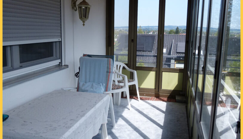 Teilansicht Balkon